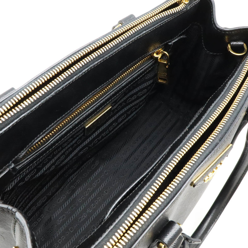 Prada Black leather Nero Crossbody Galleria - Picture 6 of 9